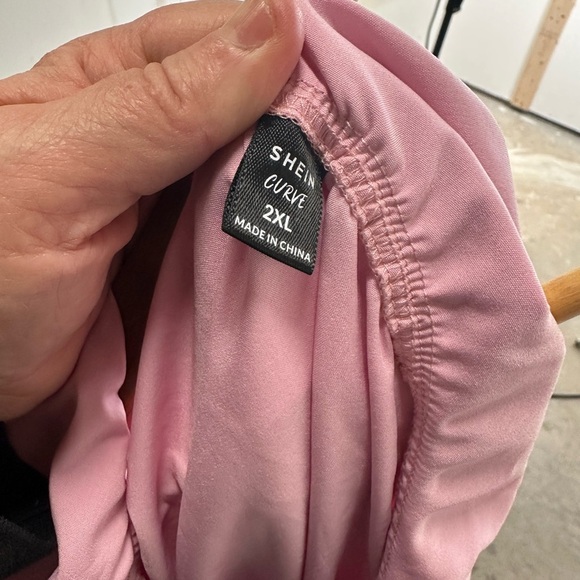 Chic Pink Ruffled Off-Shoulder Dress - Picture 2 of 2